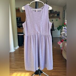 Xhilaration Lavender Lace Dress